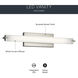 Independence LED 26 inch Brushed Nickel Linear Bath Large Wall Light, Large